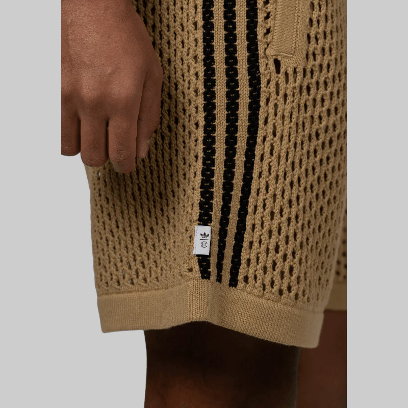 X CLOT By Edison Chen Crochet Short - Beige - LAST PAIR - Image 6