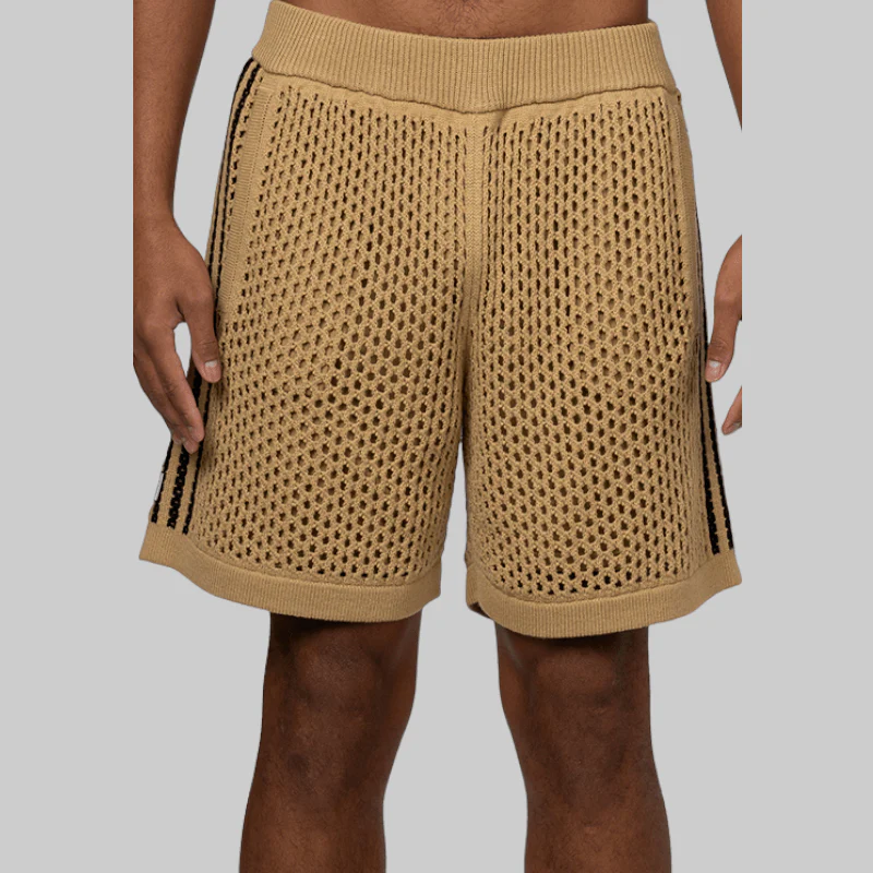 X CLOT By Edison Chen Crochet Short - Beige - LAST PAIR - Image 8