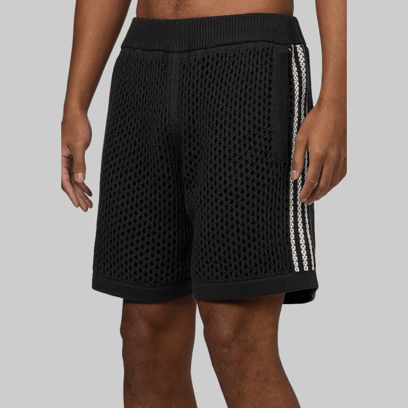 X CLOT By Edison Chen Crochet Short - Carbon