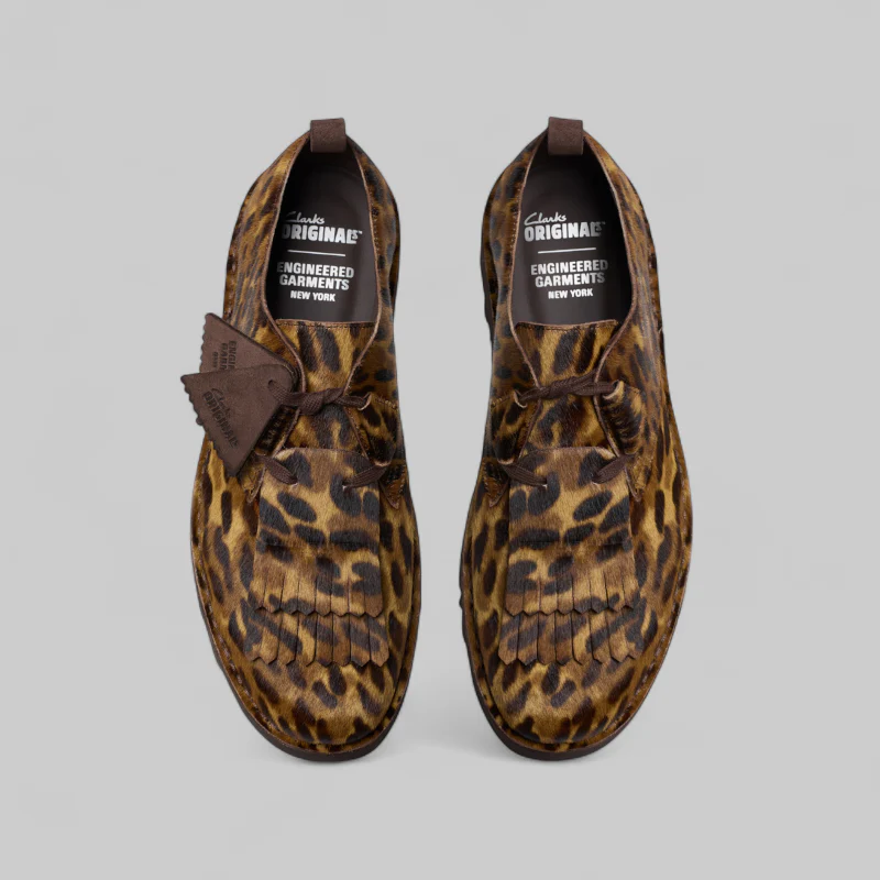 X Engineered Garments Desert Khan - Leopard Print Pony - Image 7