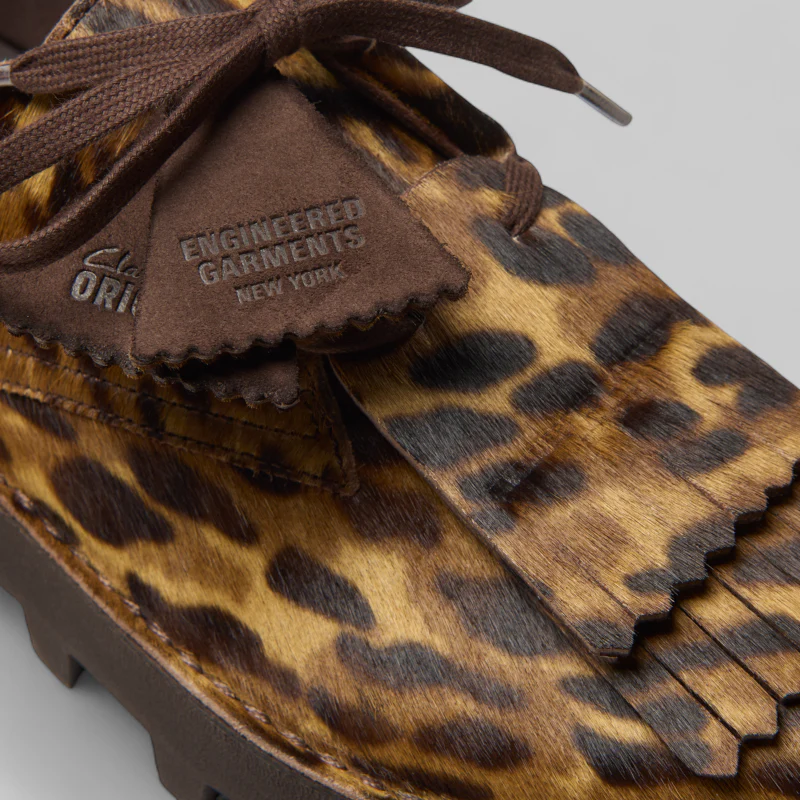X Engineered Garments Desert Khan - Leopard Print Pony - Image 8