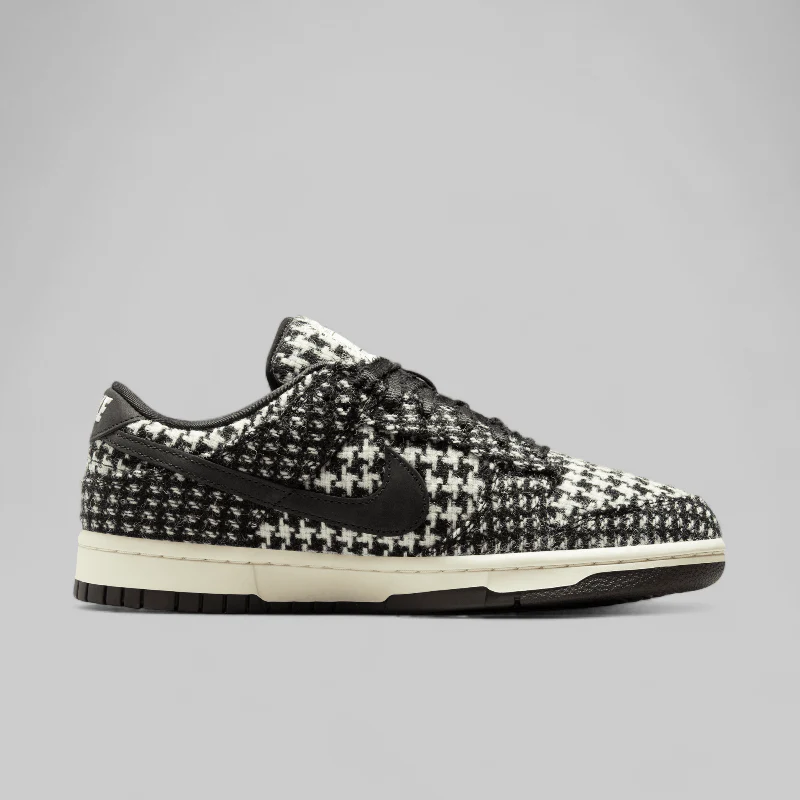X Harris Tweed Dunk Low - Black/White - Image 3
