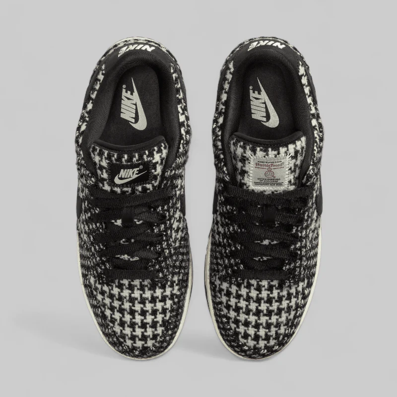 X Harris Tweed Dunk Low - Black/White - Image 4