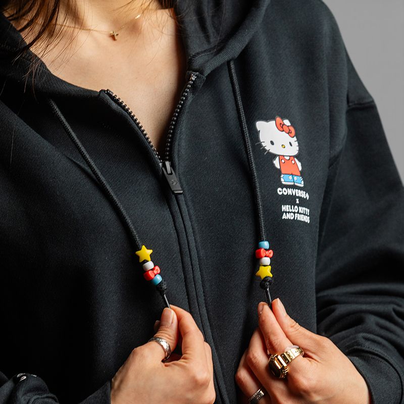 X Hello Kitty And Friends Full Zip Hoodie - Black - Image 3