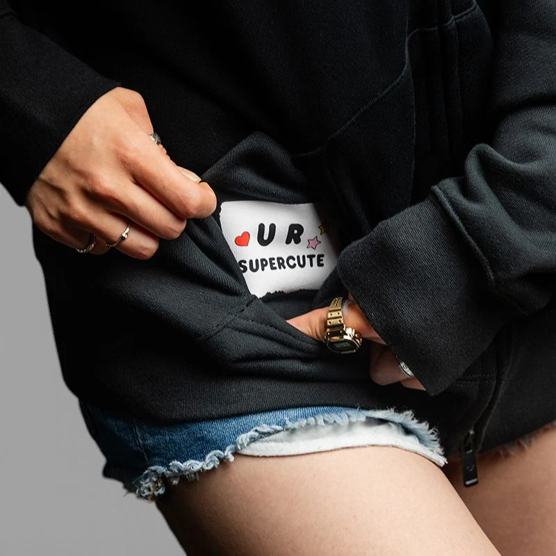 X Hello Kitty And Friends Full Zip Hoodie - Black - Image 4