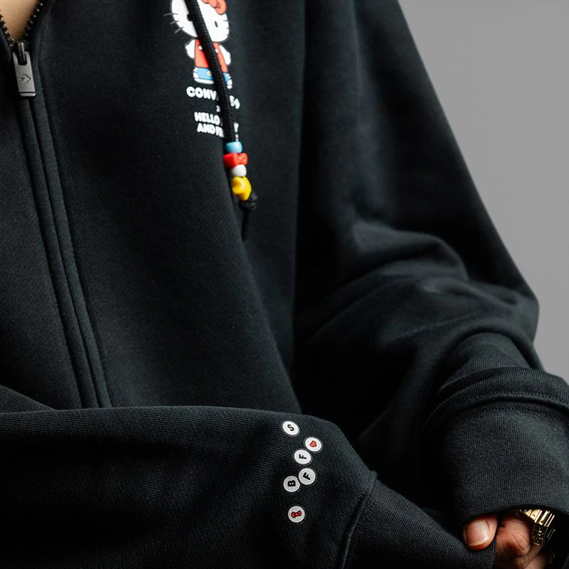 X Hello Kitty And Friends Full Zip Hoodie - Black - Image 5
