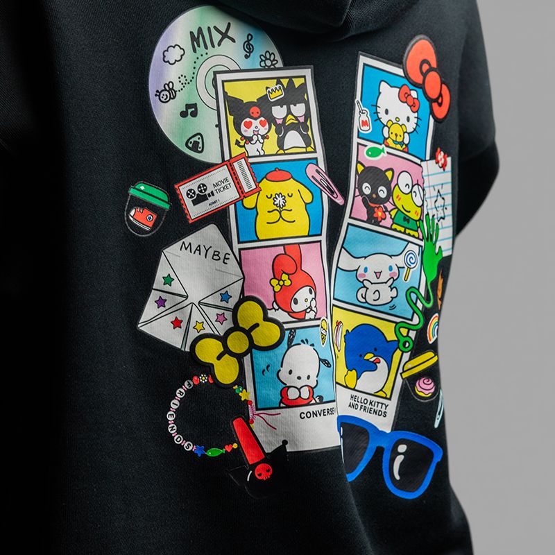 X Hello Kitty And Friends Full Zip Hoodie - Black - Image 6