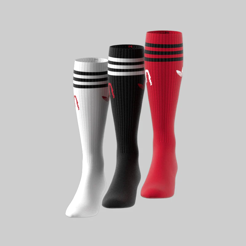 X KoRn Socks - White/Black - Image 4