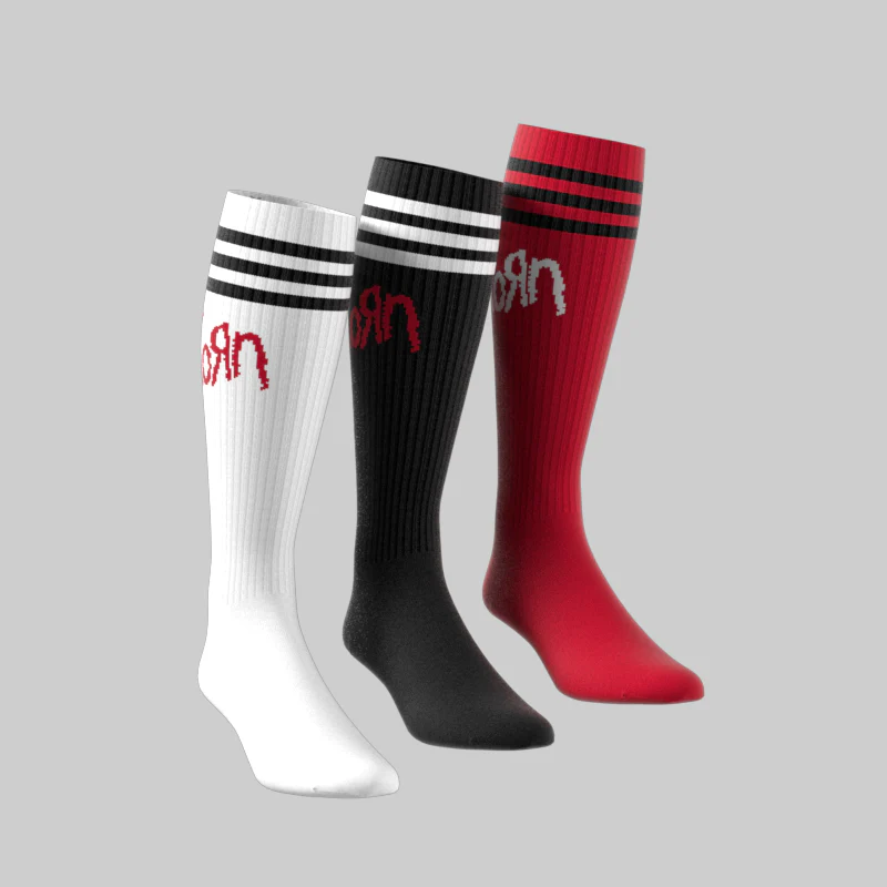 X KoRn Socks - White/Black - Image 6