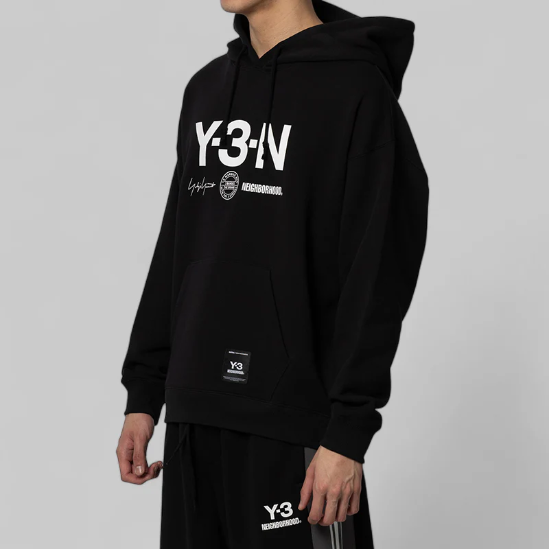 X Neighborhood Graphic Hoodie - Black - Image 2