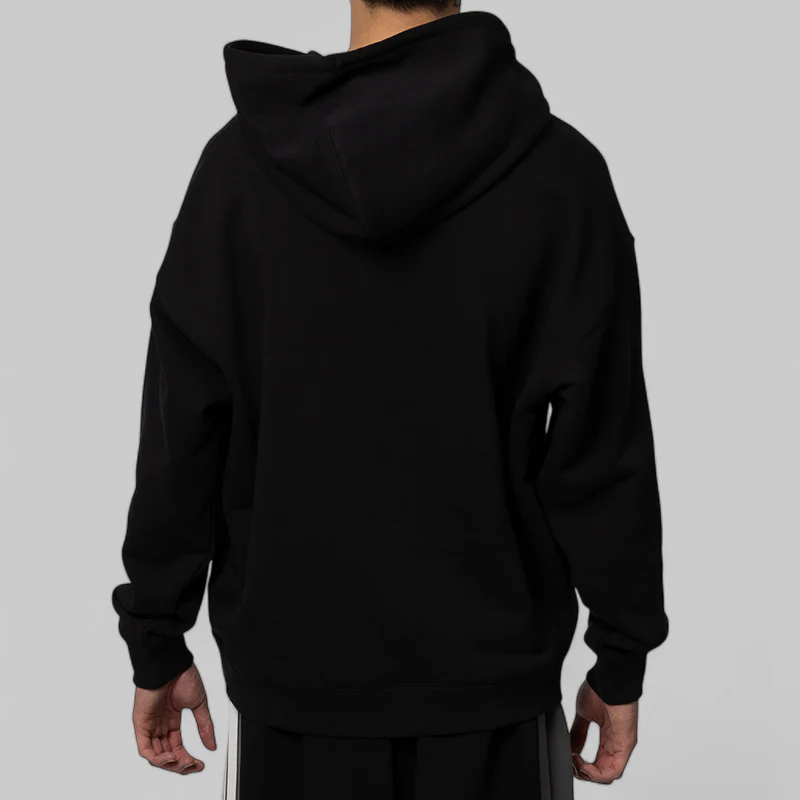 X Neighborhood Graphic Hoodie - Black - Image 4