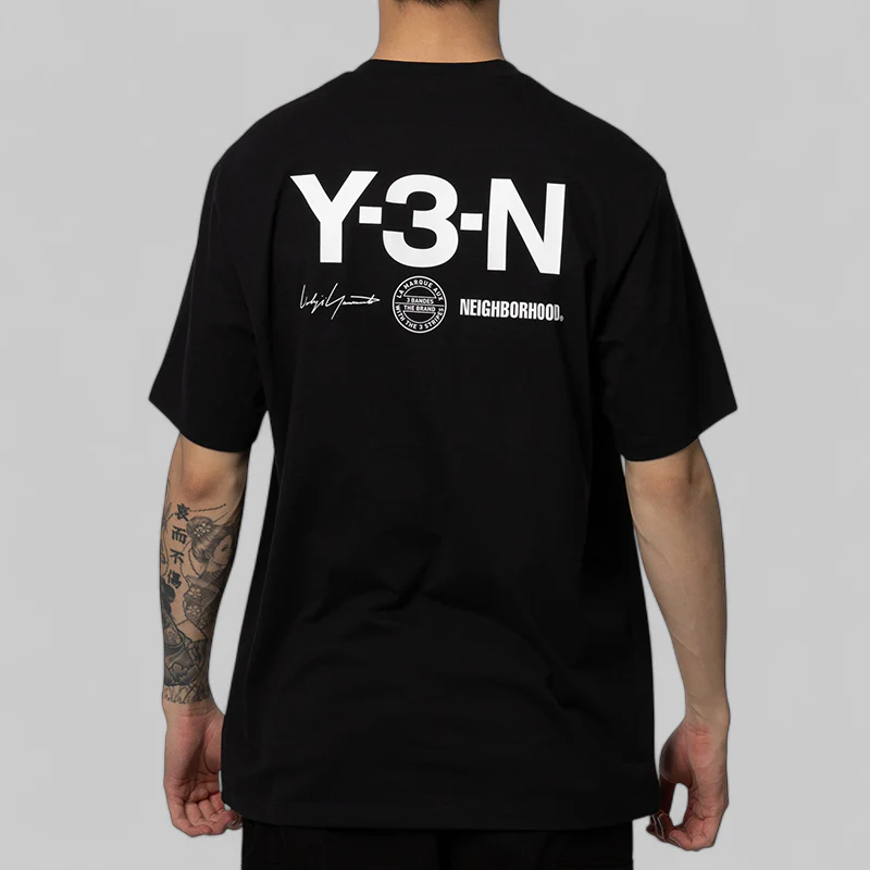 X Neighborhood Graphic T-Shirt - Black - Image 2