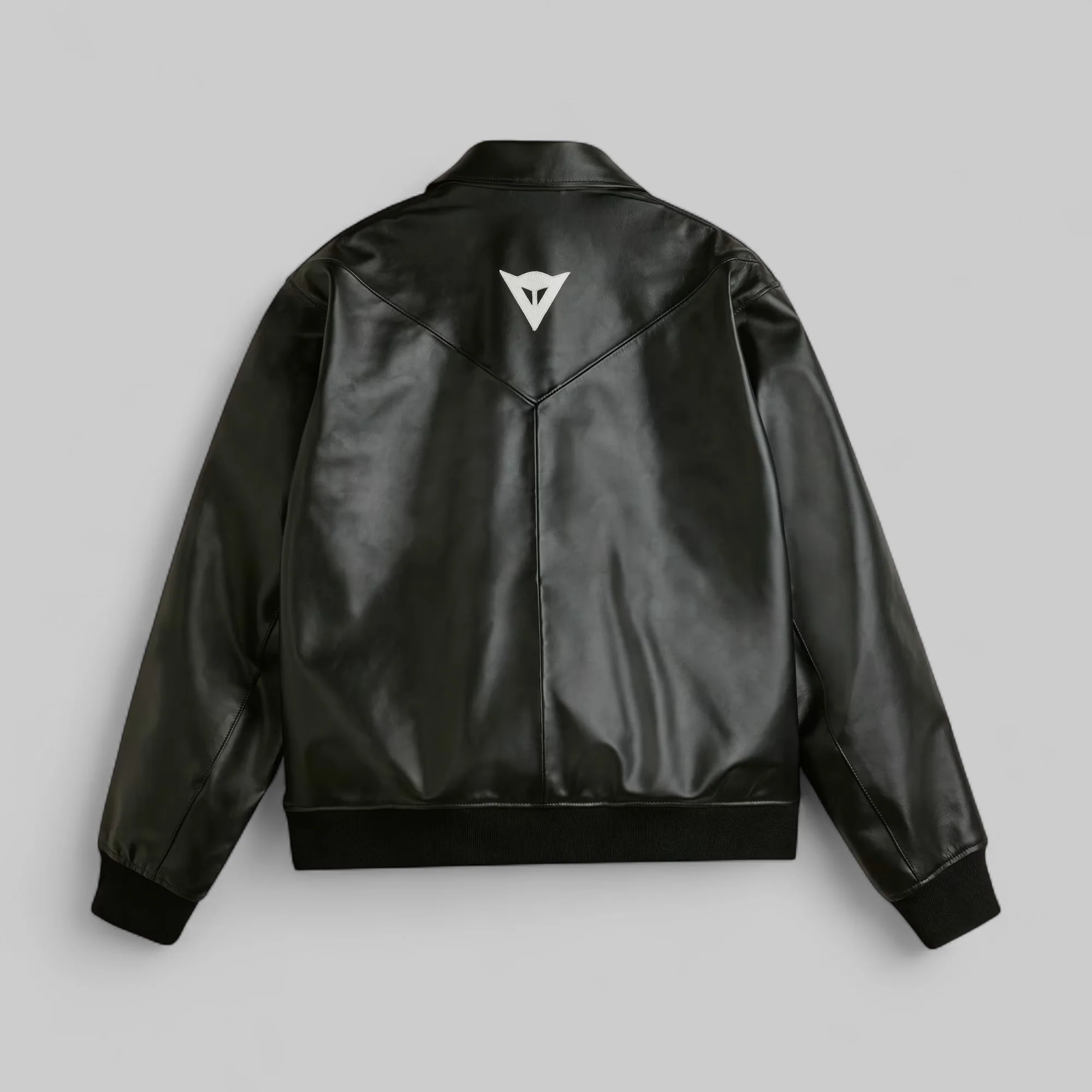 X Neighborhood X Dainese Leather Bomber Jacket - Black - Image 5