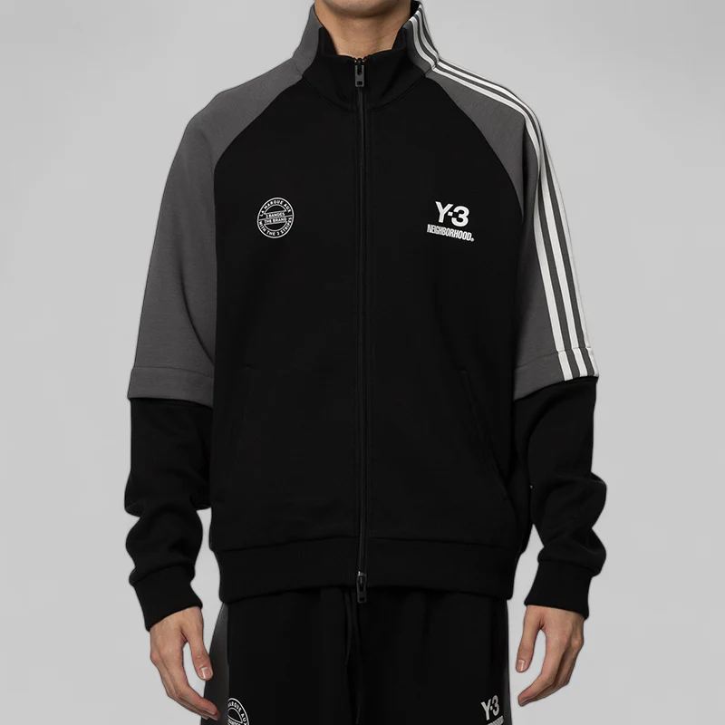 X Neighborhood Track Top (removable sleeves) - Black