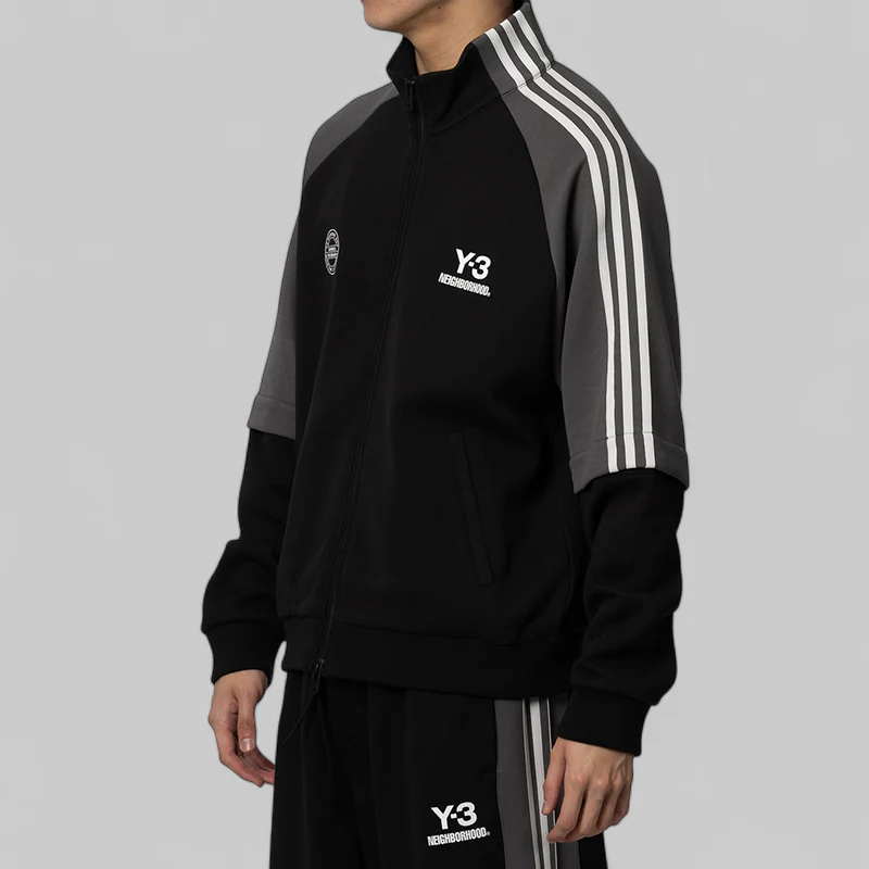 X Neighborhood Track Top (removable sleeves) - Black - Image 4