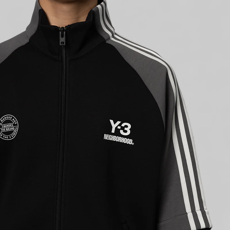 X Neighborhood Track Top (removable sleeves) - Black - Image 6