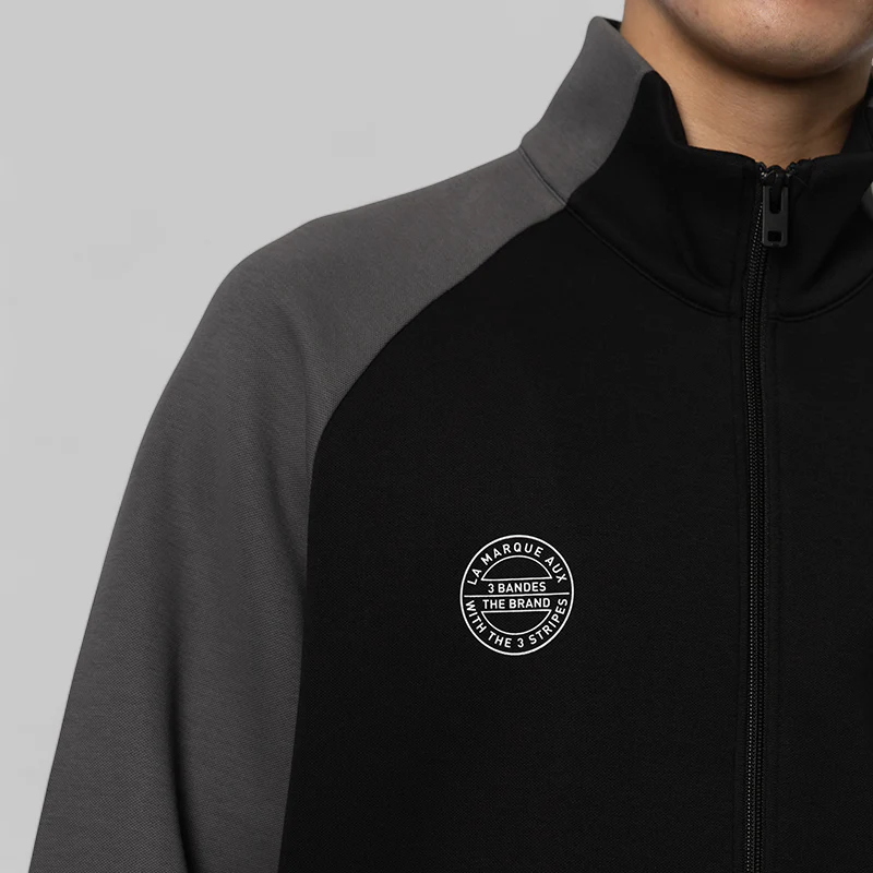 X Neighborhood Track Top (removable sleeves) - Black - Image 7