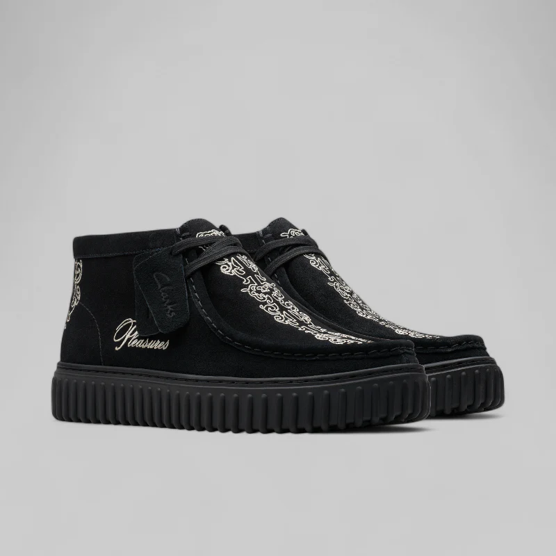 X Pleasures Torhill Woven - Black Suede - Image 3