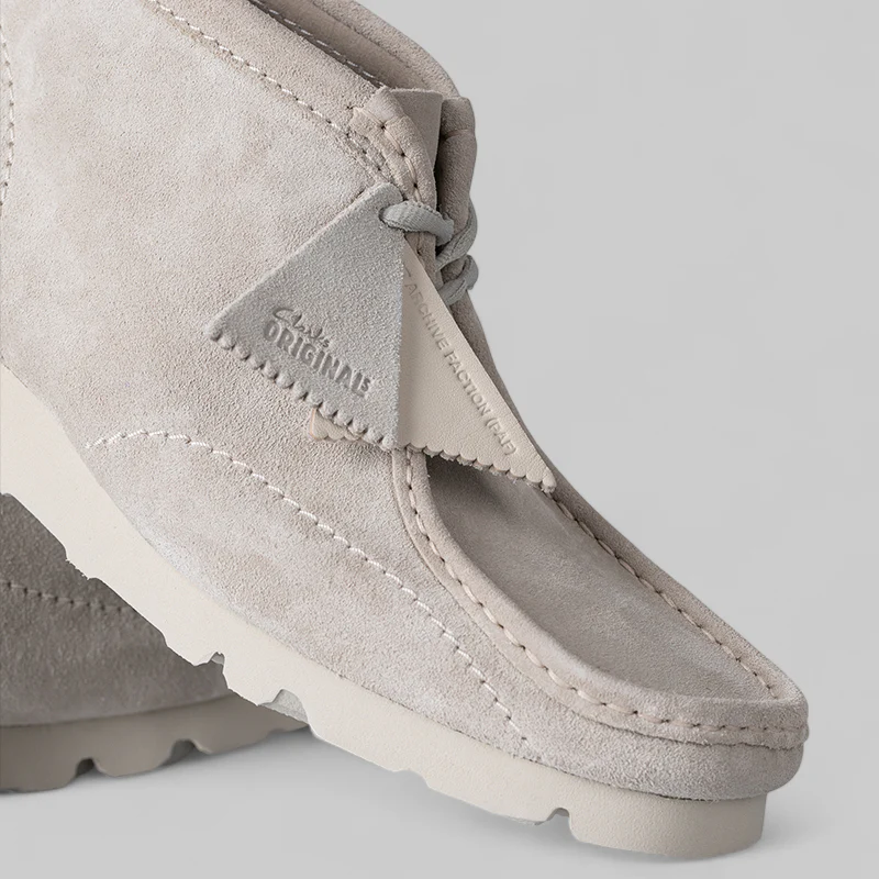 X POST ARCHIVE FACTION (PAF) Wallabee Boot - Beige Suede - Image 2