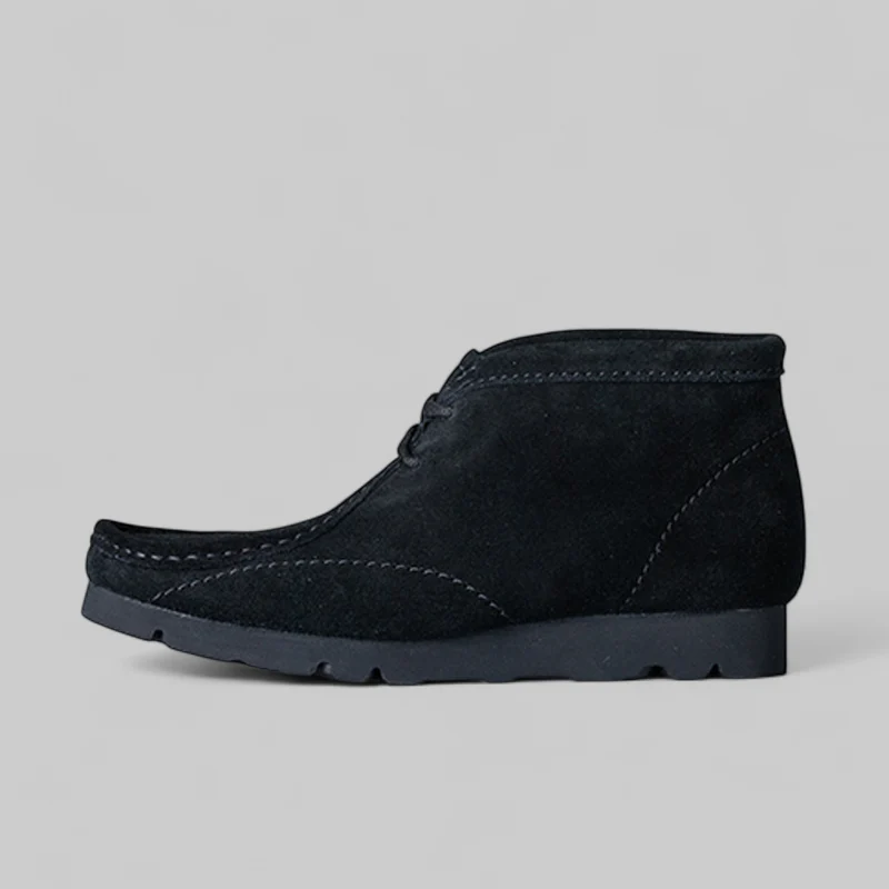 X POST ARCHIVE FACTION (PAF) Wallabee Boot - Black Suede