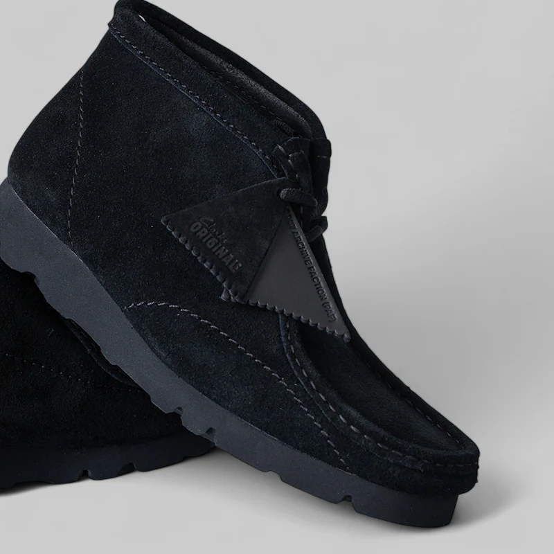 X POST ARCHIVE FACTION (PAF) Wallabee Boot - Black Suede - Image 2