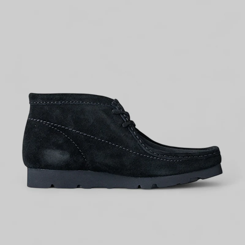X POST ARCHIVE FACTION (PAF) Wallabee Boot - Black Suede - Image 3