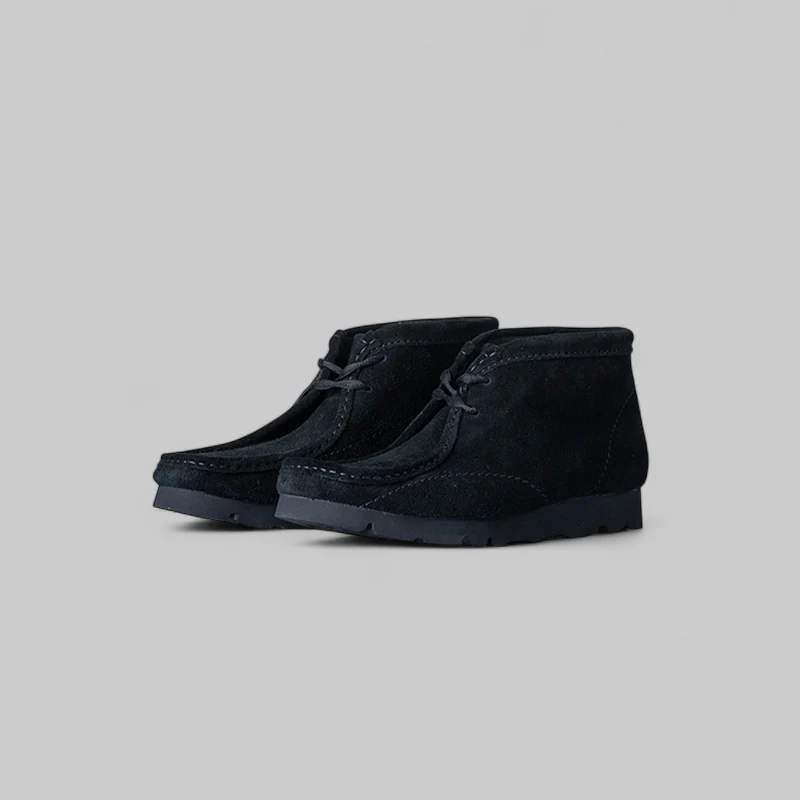 X POST ARCHIVE FACTION (PAF) Wallabee Boot - Black Suede - Image 5