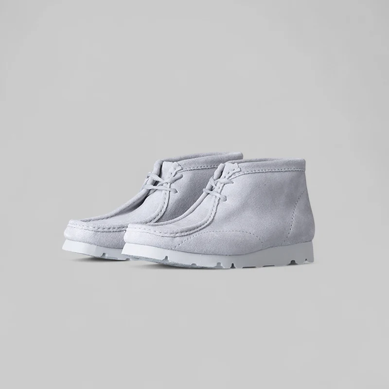 X POST ARCHIVE FACTION (PAF) Wallabee Boot - Grey/Blue - Image 5