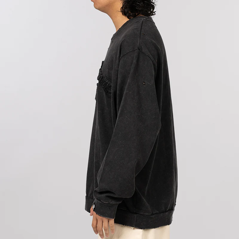 X Song For The Mute ADI004 Long Sleeve - Black - Image 3