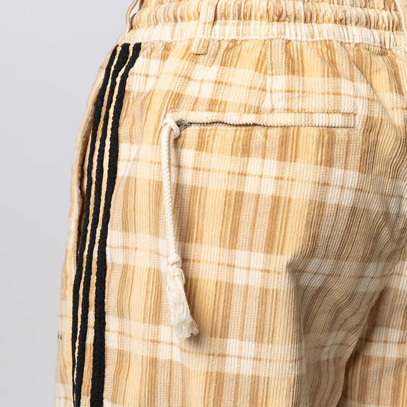 X Song For The Mute ADI006 Plaid Pant - Wonder White - Image 6