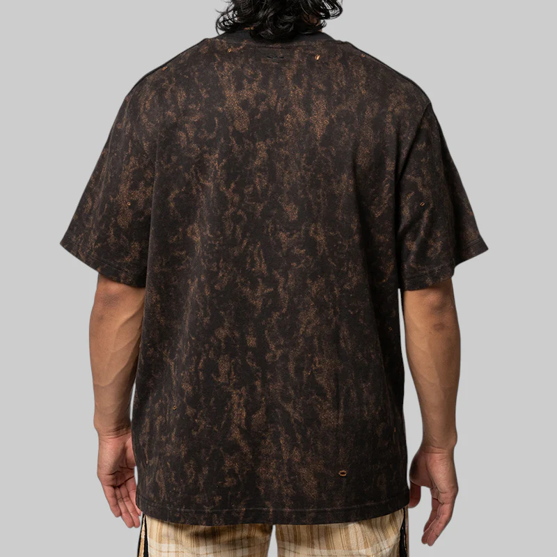 X Song For The Mute ADI006 T-Shirt - Black/Wild Brown - Image 3