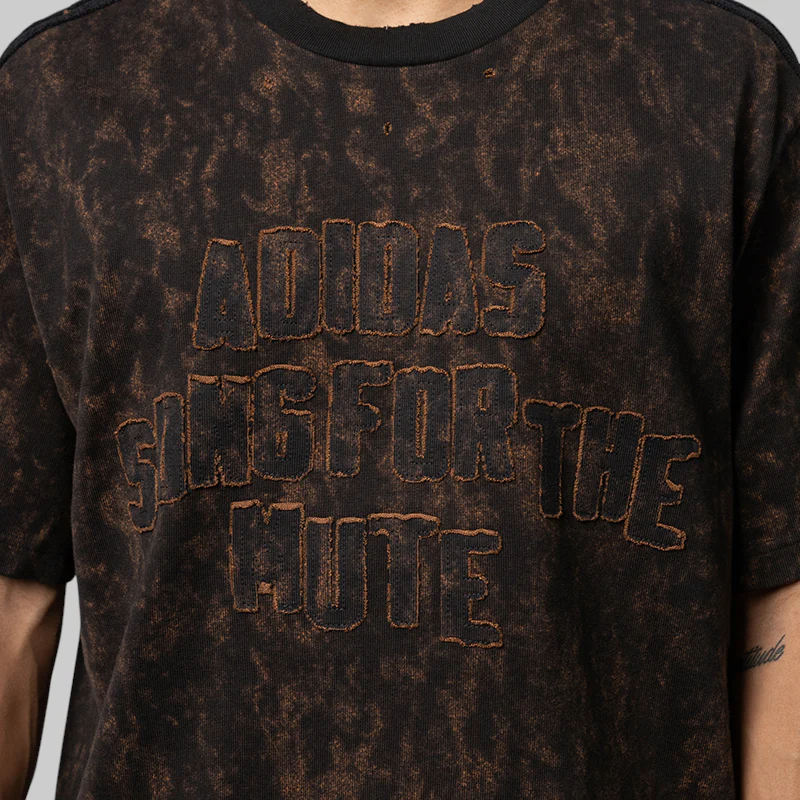 X Song For The Mute ADI006 T-Shirt - Black/Wild Brown - Image 5