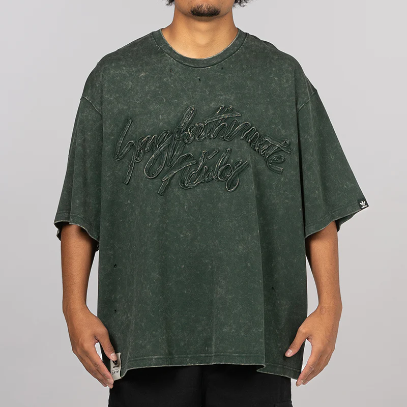 X Song For The Mute Wash T-Shirt - Shadow Green
