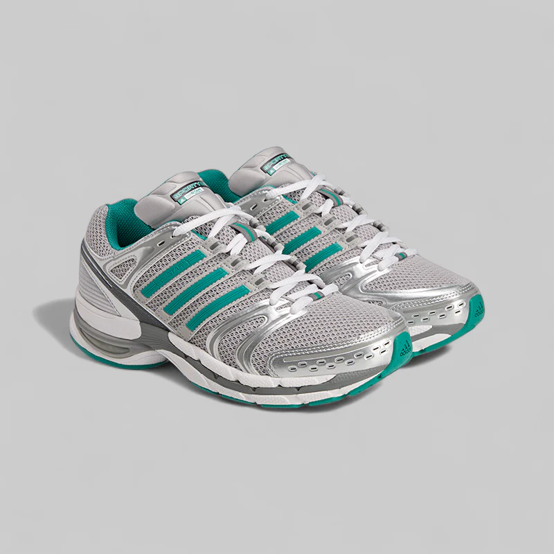 X Sporty & Rich Adistar Control 5 - Grey Two/Pure Teal - Image 6