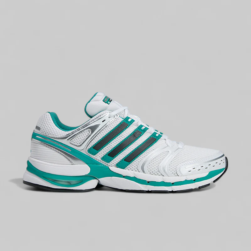 X Sporty & Rich Adistar Control 5 - White/Pure Teal - Image 8