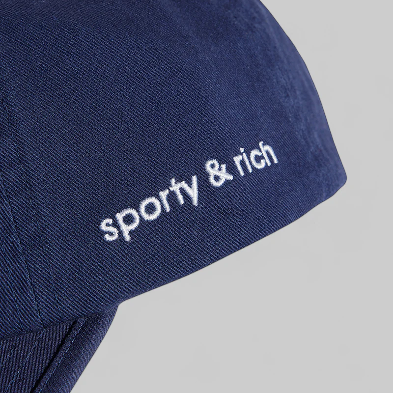 X Sporty & Rich Cap - Night Navy - Image 5