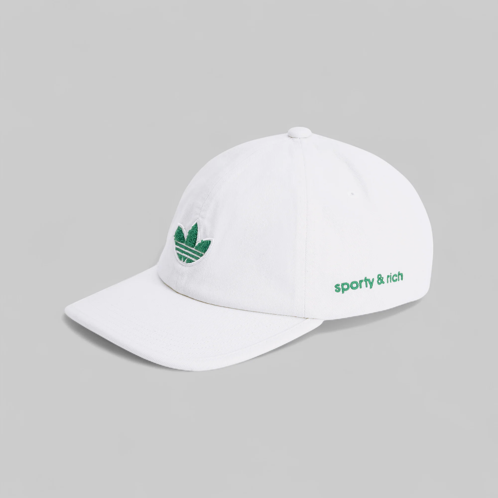 X Sporty & Rich Cap - White/Green - Image 7