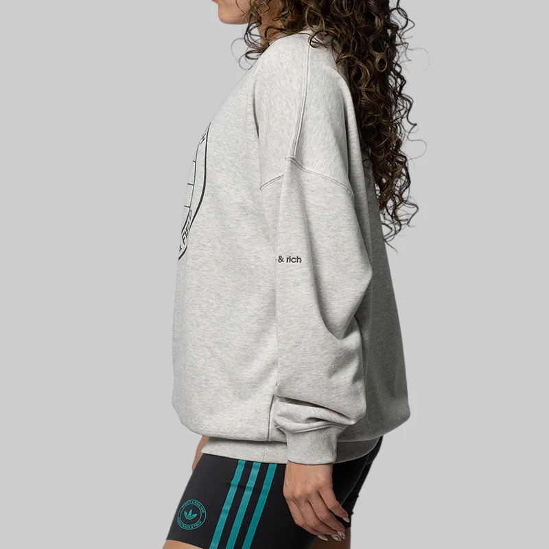 X Sporty & Rich Sweater - Light Grey Heather - Image 3