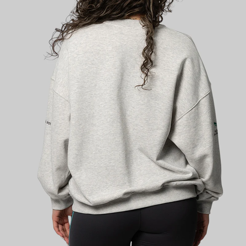 X Sporty & Rich Sweater - Light Grey Heather - Image 4