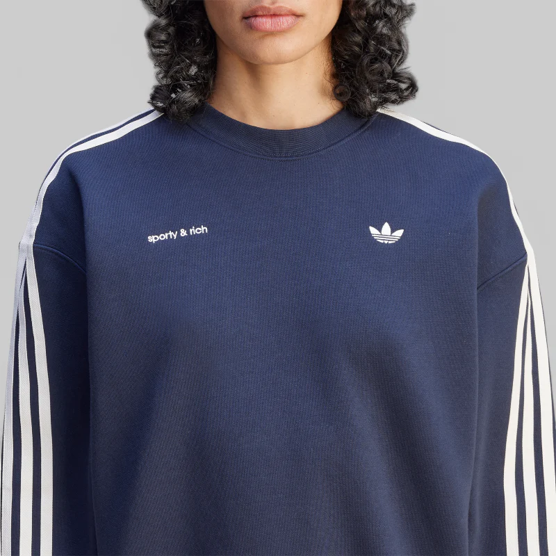 x Sporty & Rich Sweatshirt - Night Navy - Image 5