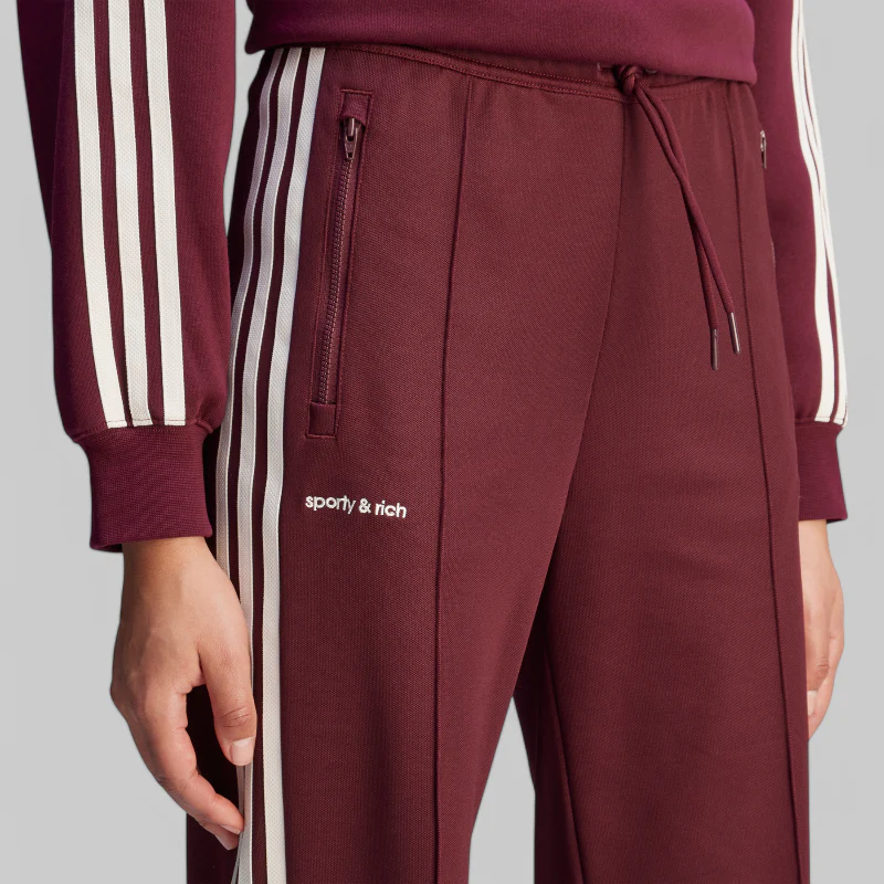 x Sporty & Rich Track Pants - Maroon - Image 5