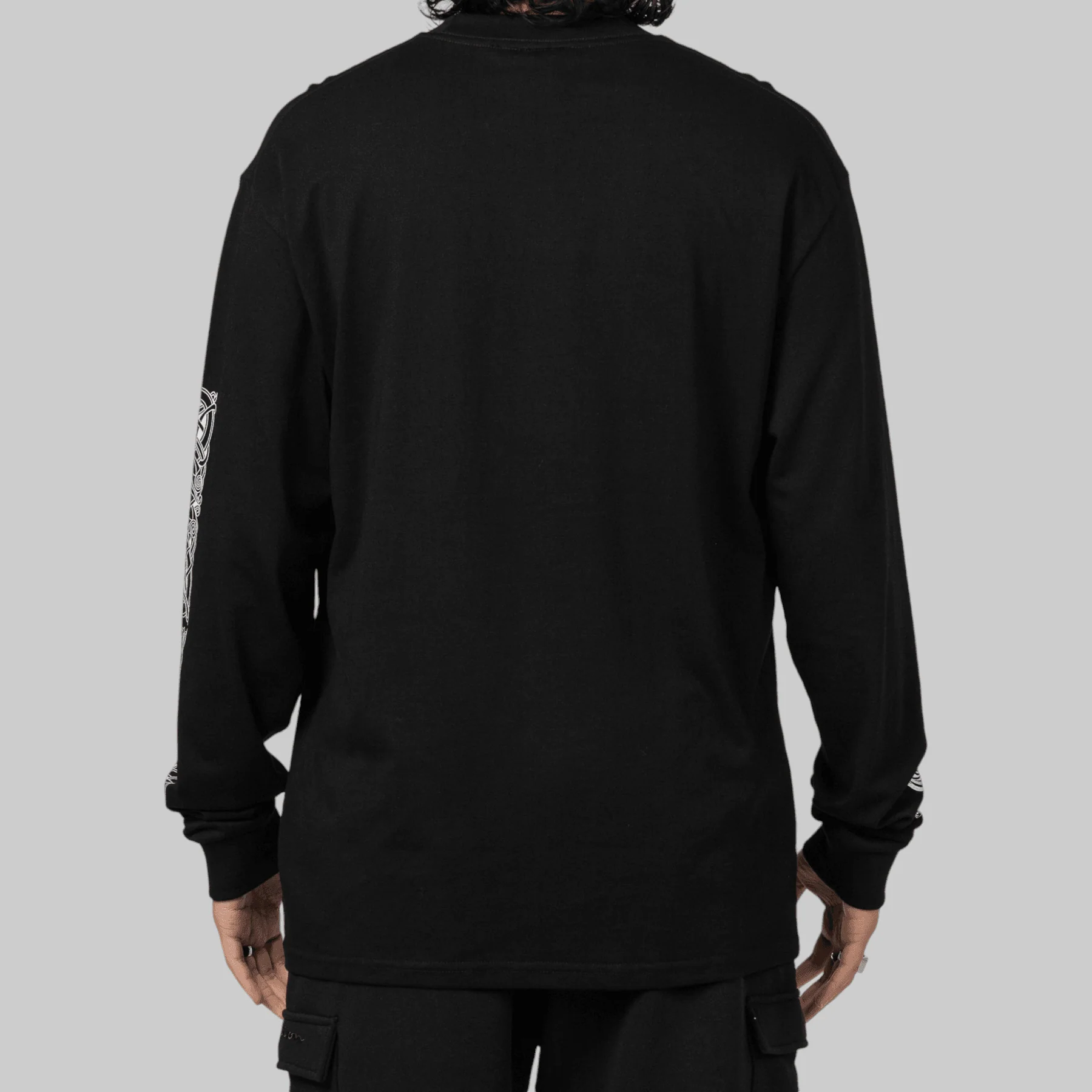 X Thom Hinton Celtic Cross Long Sleeve - Black - Image 2