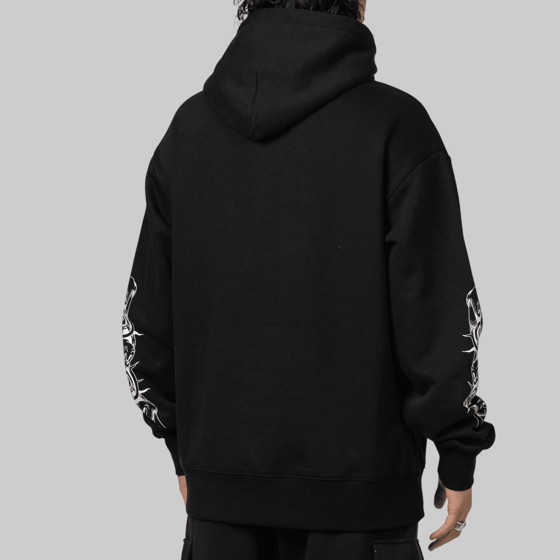 X Thom Hinton Yin Yang Hoodie - Black - Image 5