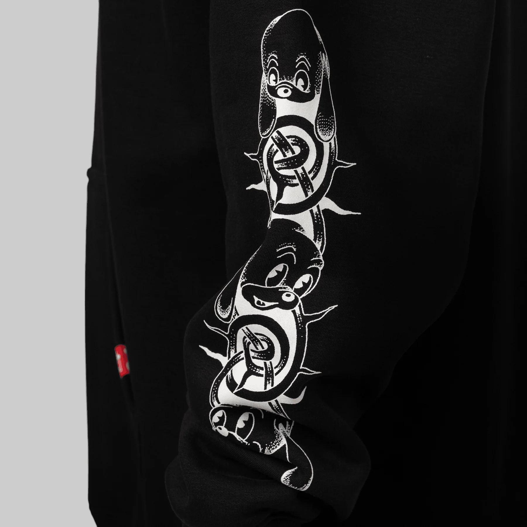 X Thom Hinton Yin Yang Hoodie - Black - Image 9