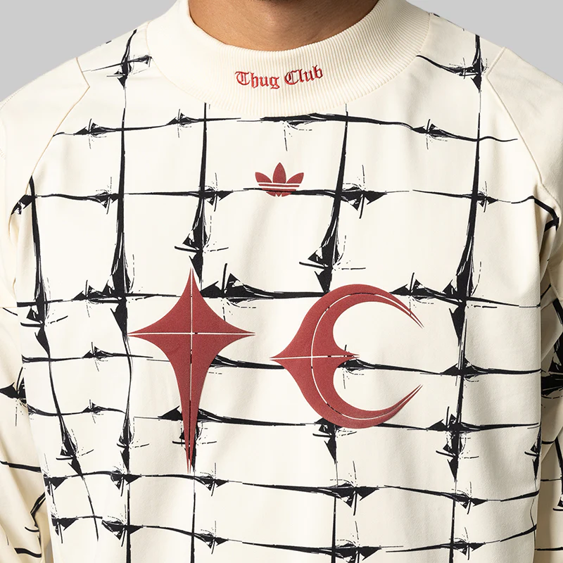 X Thug Club Goalie Long Sleeve - Cream White - Image 6
