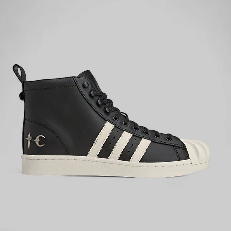 X Thug Club Superstar Boot Luxe - Black/Off White - Image 6