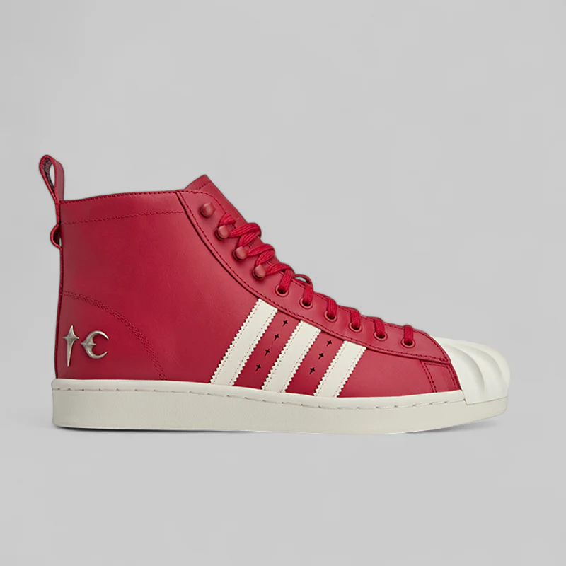 X Thug Club Superstar Boot Luxe - Red/Off White - Image 6