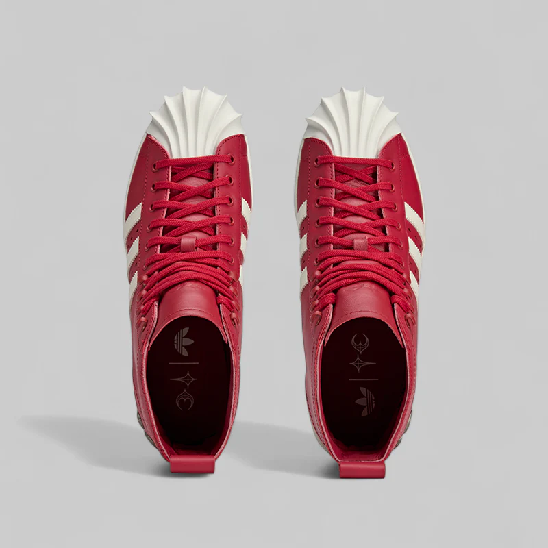 X Thug Club Superstar Boot Luxe - Red/Off White - Image 7