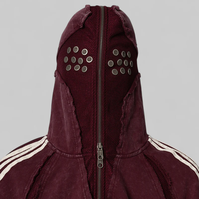 X Thug Club Teamgeist Sweat Hoodie - Maroon - Image 8