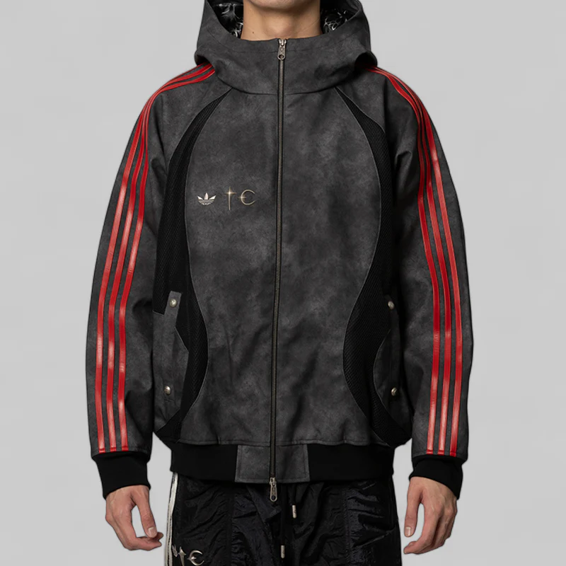 X Thug Club Teamgeist Faux Leather Jacket - Black